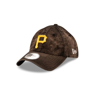 Pittsburgh Pirates Gorra | New Era MLB Hand Brush Wash Casual Classic Adjustable Cap Mexico - Negros